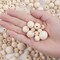 1000pcs 6MM Wood Beads Natural Unfinished Round Wooden Loose Beads